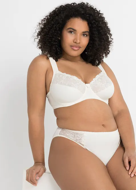 Podprsenka s kosticemi a polstrovanými ramínky (2 ks v balení), bonprix