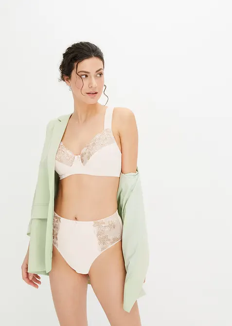 Podprsenka s kosticemi a polstrovanými ramínky (2 ks v balení), bonprix