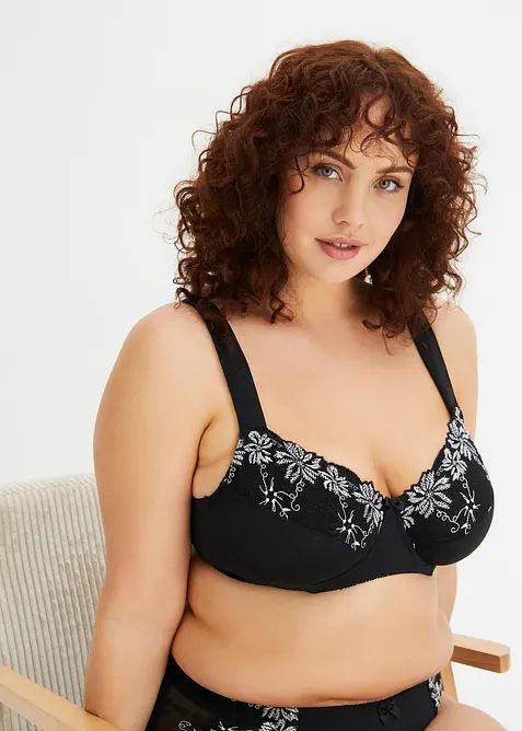 Podprsenka s kosticemi a polstrovanými ramínky (2 ks v balení), bonprix