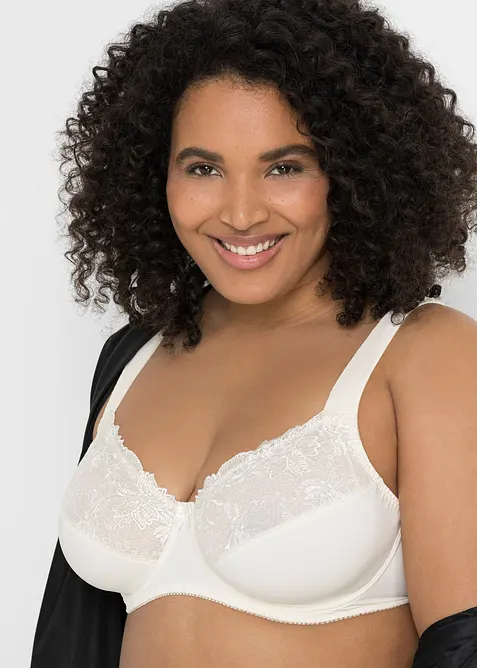 Podprsenka s kosticemi a polstrovanými ramínky (2 ks v balení), bonprix