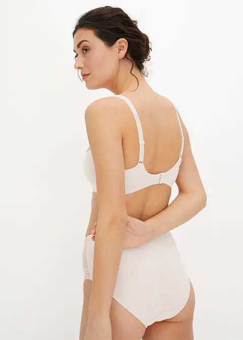 Podprsenka s kosticemi a polstrovanými ramínky (2 ks v balení), bonprix