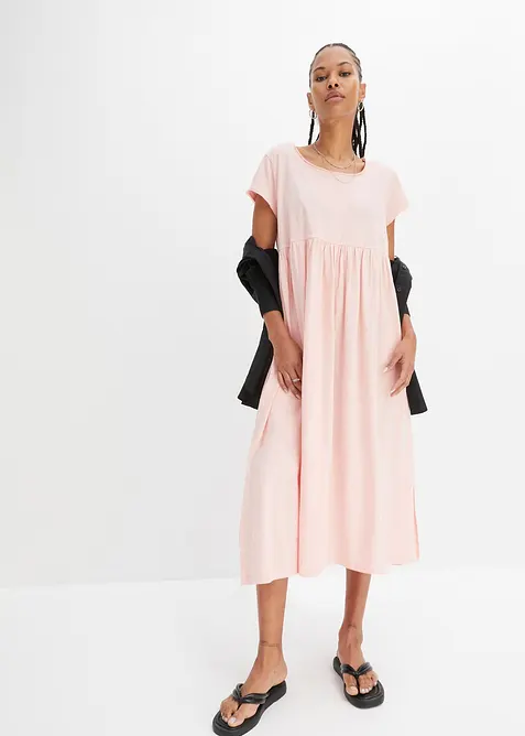 Midi šaty z čisté organické bavlny, bonprix