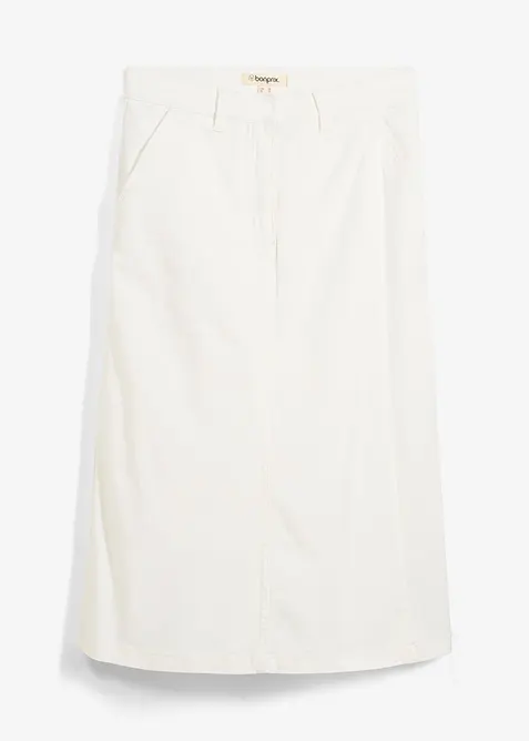 Kalhotová sukně z elastického bavlněného materiálu, bonprix