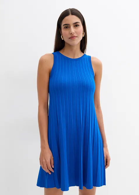 Pletené šaty s áčkovou liní, ze směsi s viskózou, bonprix