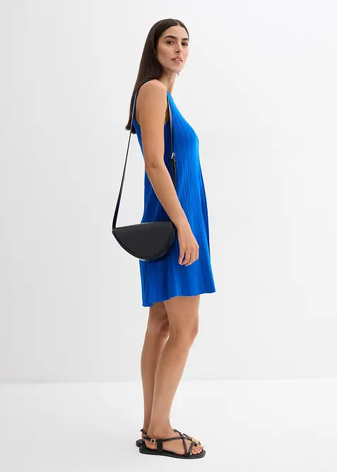 Pletené šaty s áčkovou liní, ze směsi s viskózou, bonprix