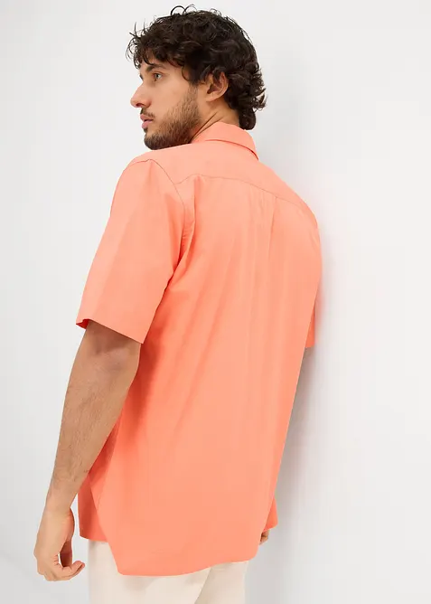 Košile z čisté bavlny, krátký rukáv, bonprix