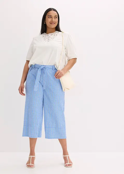 Kalhoty s vichy kostkou, bonprix