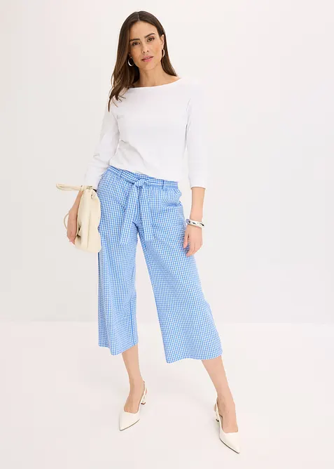 Kalhoty s vichy kostkou, bonprix