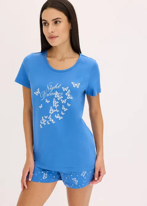 Krátké pyžamo z čisté bavlny, bonprix