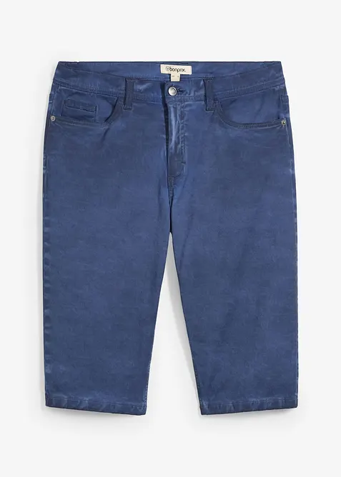 Strečov&eacute; dlouh&eacute; bermudy se sepran&yacute;m vzhledem, Regular Fit, bonprix