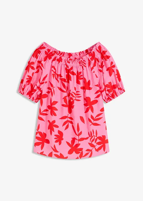 Carmen halenka z jemné viskózové směsi s potiskem, bonprix