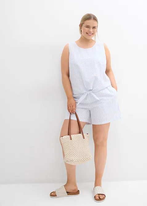 Halenkový top z čisté bavlny, bonprix