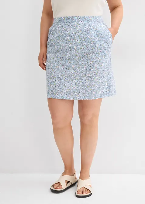 Minisukně ze spl&yacute;vav&eacute; visk&oacute;zy, bonprix