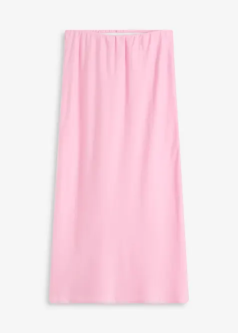 Midi sukně ze saténu, bonprix