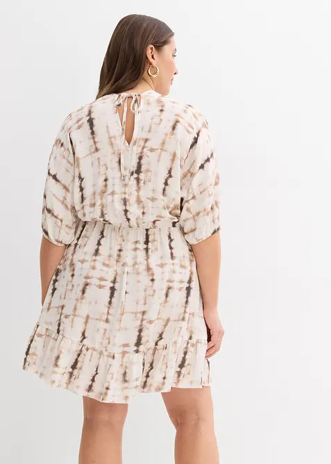 Krátké šaty ze splývavé viskózy, bonprix