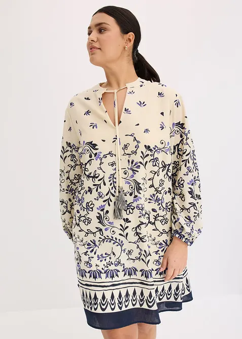 Kr&aacute;tk&eacute; boho &scaron;aty se vzhledem lnu, bonprix