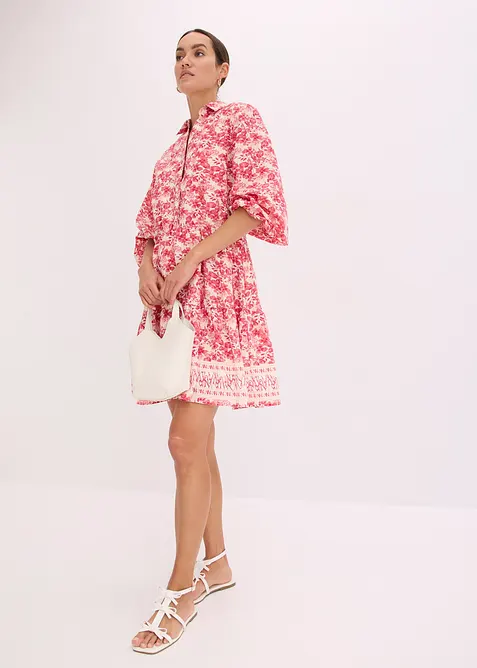 Šaty se vzhledem lnu, bonprix