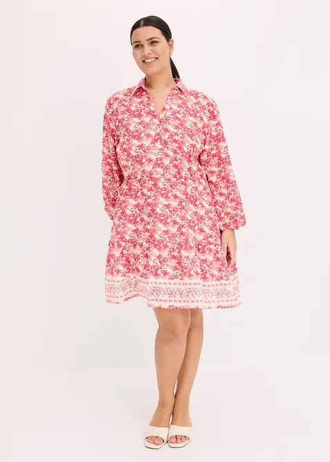 Šaty se vzhledem lnu, bonprix