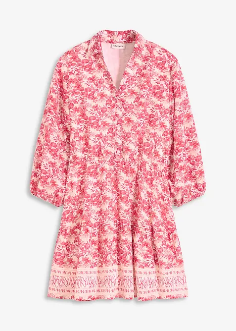 Šaty se vzhledem lnu, bonprix