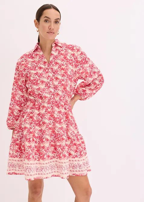 Šaty se vzhledem lnu, bonprix