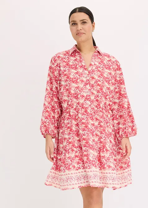 Šaty se vzhledem lnu, bonprix