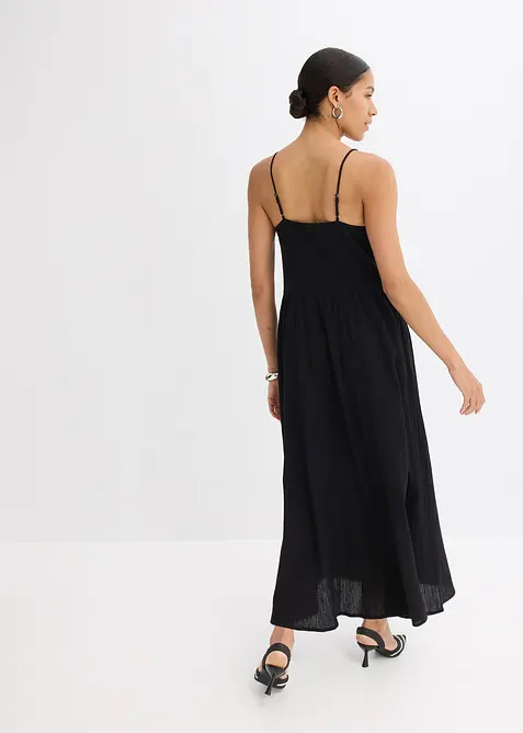 Dlouhé šaty s ozdobnými očky, bonprix