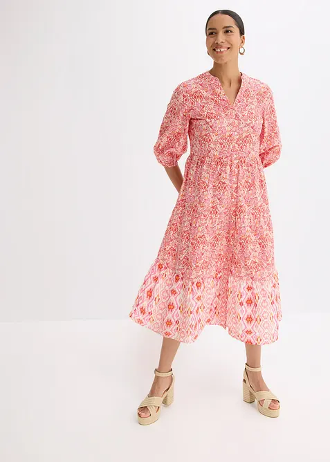 Midi šaty z lehké bavlny, bonprix