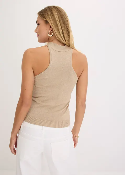 Top s ramínkem kolem krku, z měkké viskózy, bonprix