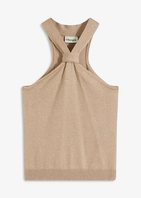 Top s ramínkem kolem krku, z měkké viskózy, bonprix