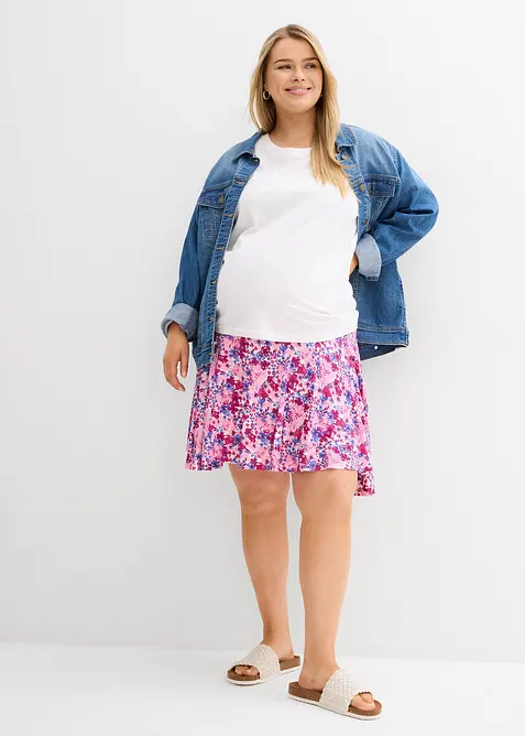 Těhotenská kalhotová sukně 2 v 1, z žerzeje, bonprix