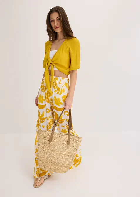 Halenkové triko ze splývavé viskózy, bonprix