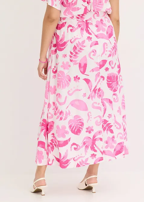 Dlouhá sukně ze strukturované viskózy, bonprix