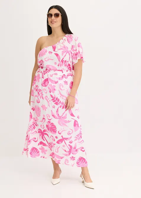 Dlouhá sukně ze strukturované viskózy, bonprix