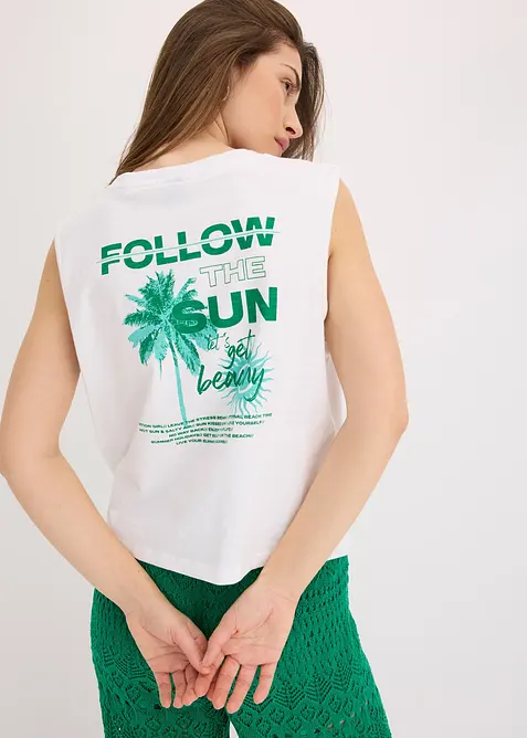 Top z čisté bavlny, bonprix