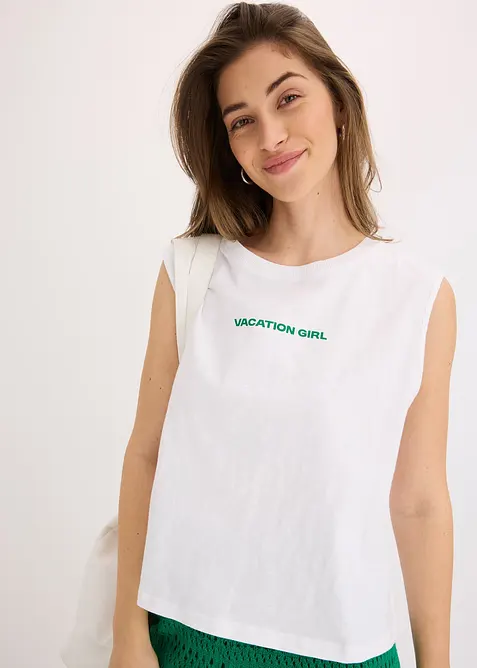 Top z čisté bavlny, bonprix