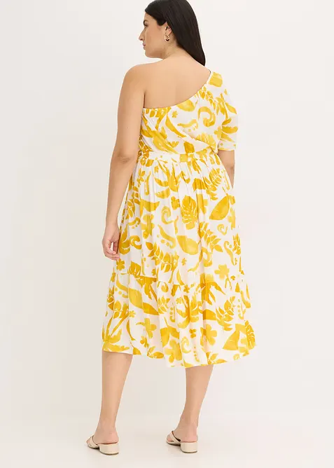 &Scaron;aty na jedno rameno, ze strukturovan&eacute; visk&oacute;zy s potiskem, bonprix