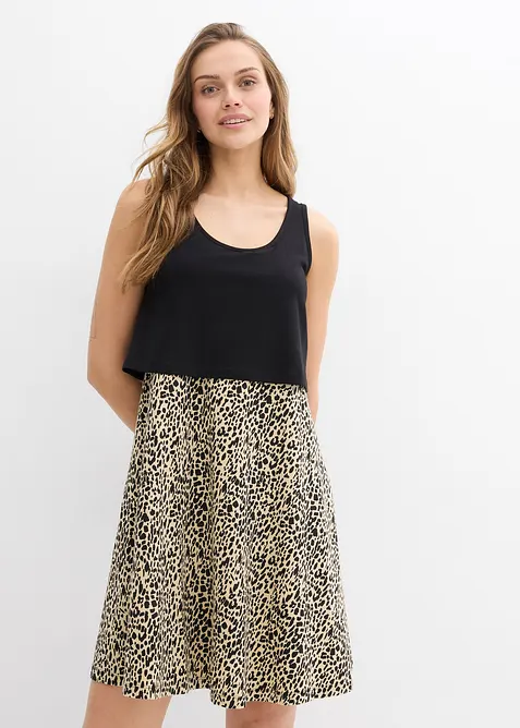 Těhotenské a kojící šaty 2 v 1 z bavlněného žerzeje, bonprix