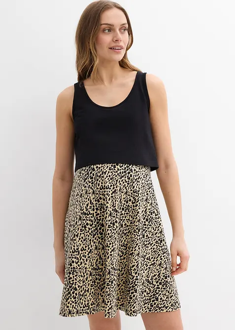 Těhotenské a kojící šaty 2 v 1 z bavlněného žerzeje, bonprix