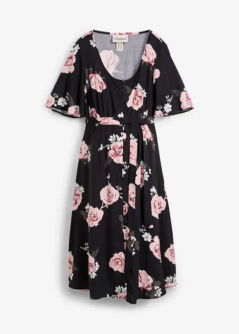 Těhotenské a kojicí šaty 2 v 1, ze tkané viskózy, bonprix