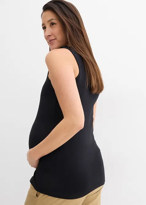 Těhotenský a kojící top z bavlny (2 ks v balení), bonprix