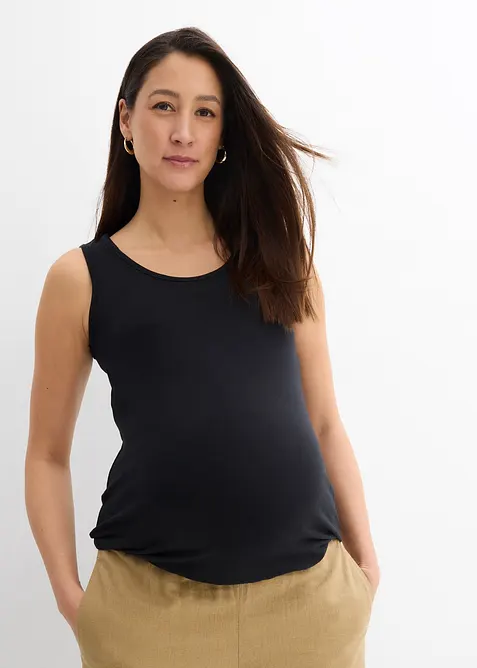 Těhotenský a kojící top z bavlny (2 ks v balení), bonprix