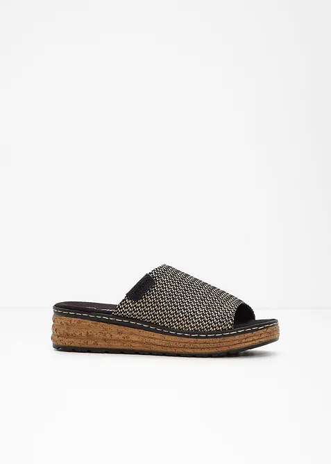 Pantofle na klínku značky Rieker, Rieker