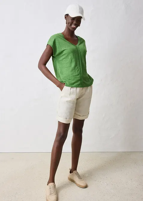 Triko z čistého lnu, bonprix