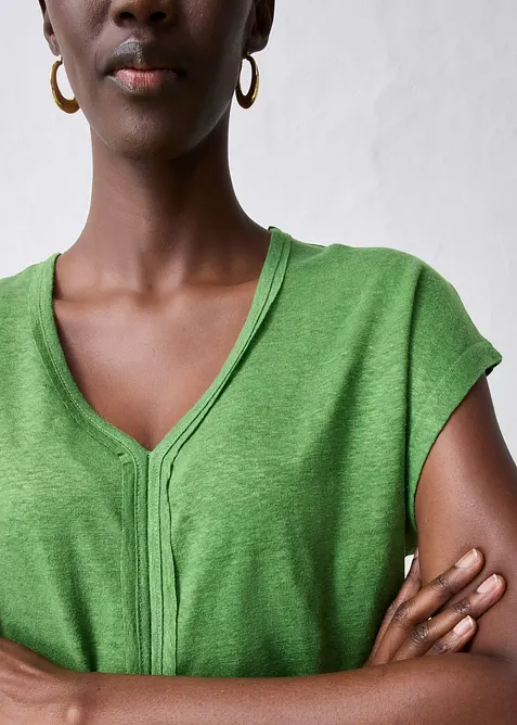 Triko z čistého lnu, bonprix