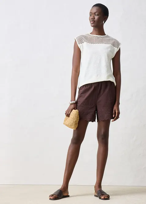 Top z čist&eacute;ho lnu, bonprix