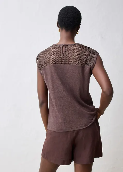 Top z čistého lnu, bonprix