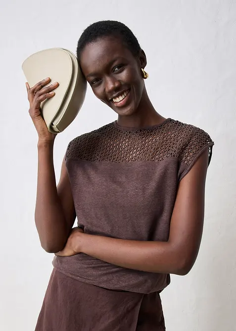 Top z čistého lnu, bonprix