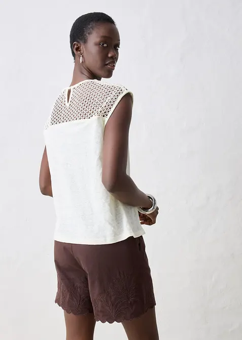 Top z čist&eacute;ho lnu, bonprix