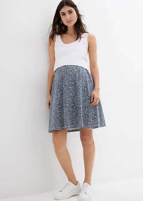 Těhotenské a kojící šaty 2 v 1, z žerzeje z organické bavlny, bonprix