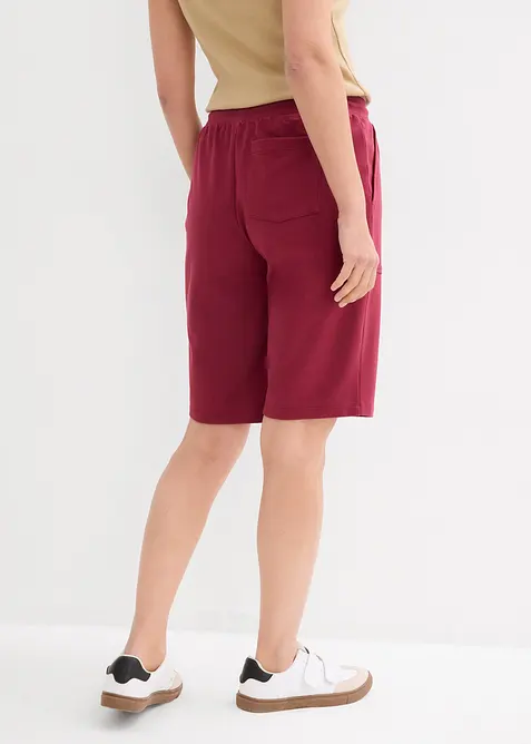 Bermudy z teplákoviny z čisté bavlny, bonprix